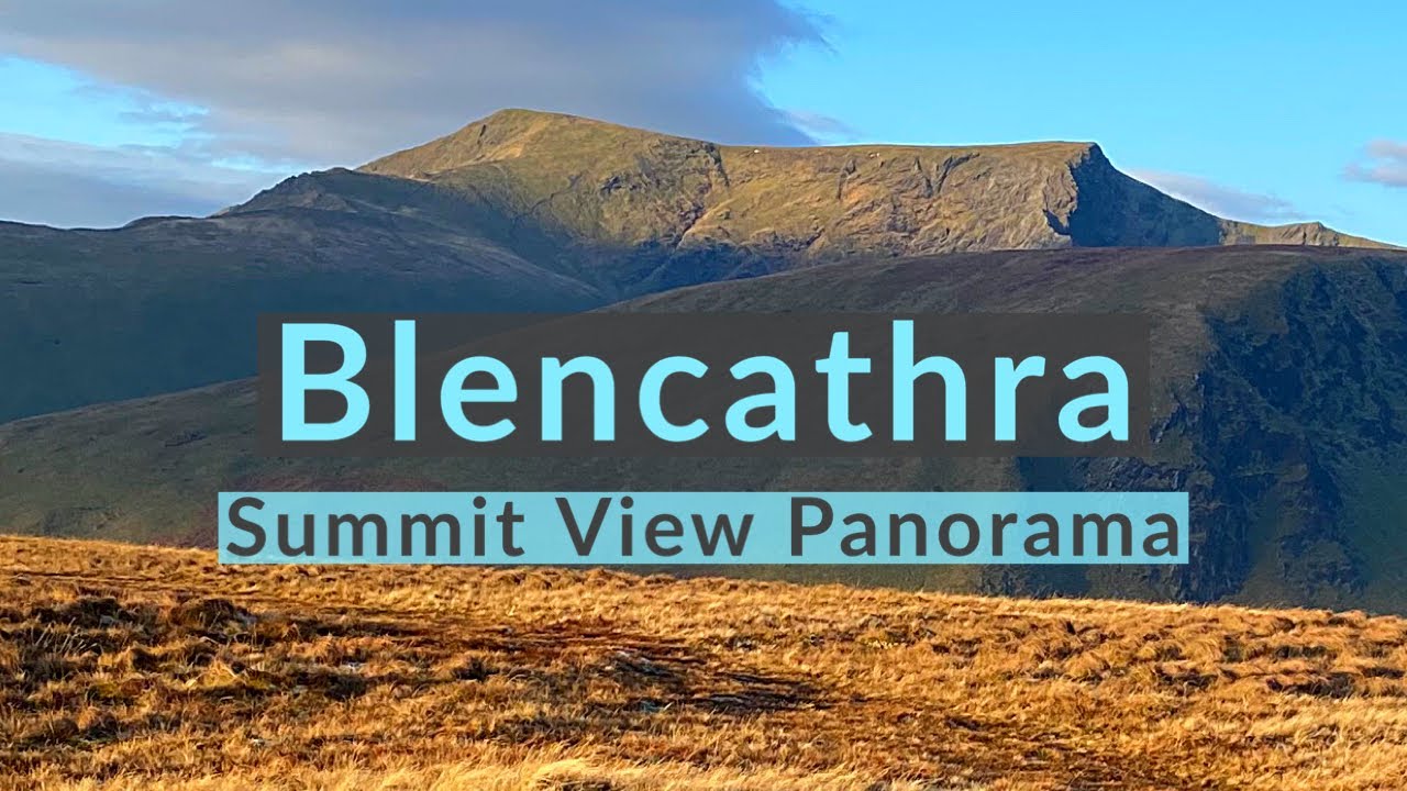 Blencathra : Fully Labelled Summit View Panorama - Lake District Walks & Hikes