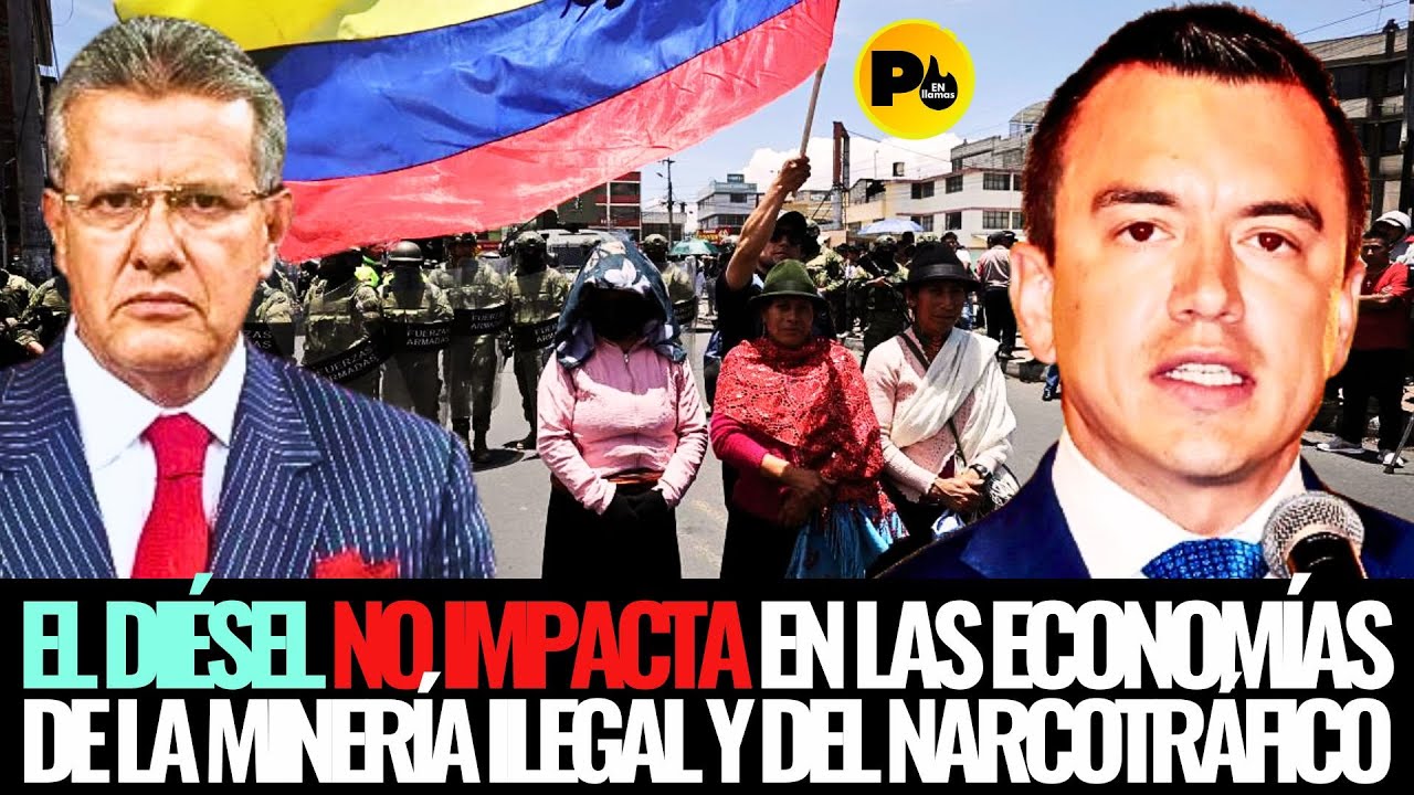 Dr. Augusto Tandazo: El DI&Eacute;SEL NO impacta en las econom&iacute;as de la miner&iacute;a ilegal y del naxxcotr&aacute;f1(o