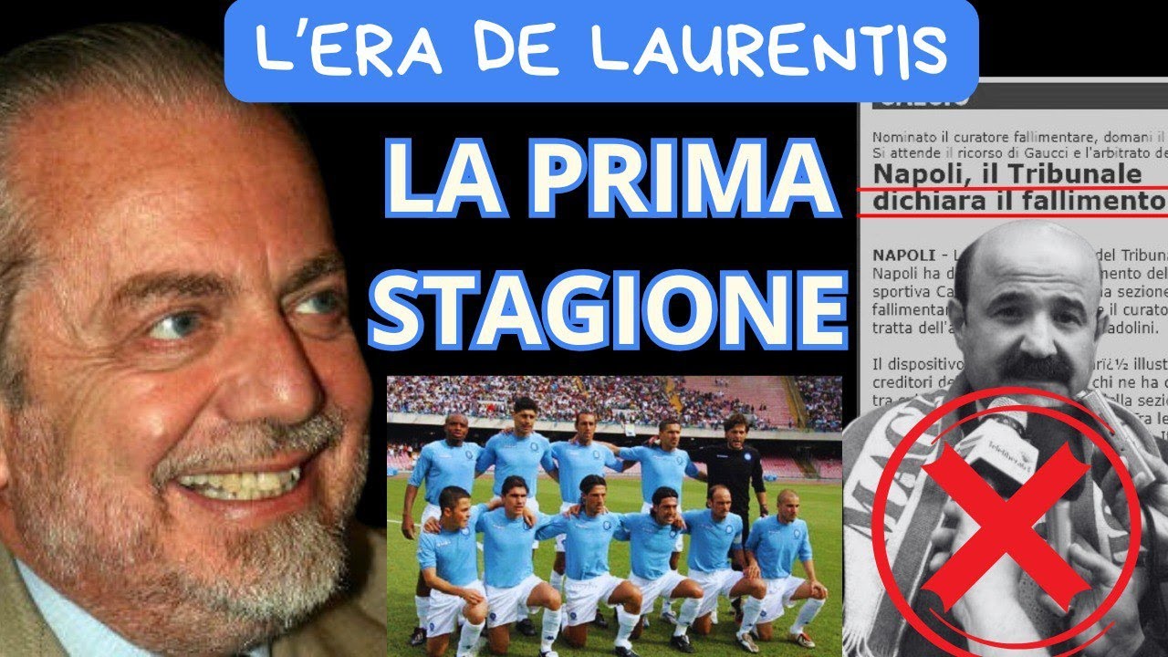 NON C’ERANO NEANCHE I PALLONI❗⚽❌ LA RINASCITA DEL #NAPOLI DI #DELAURENTIS💪ERA IL 2004, L’ANNO0️⃣