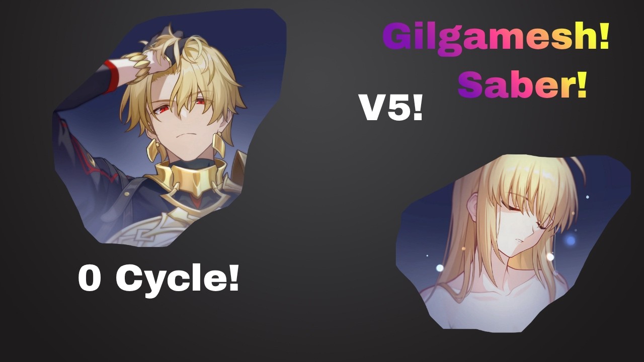 V5. 0 cycle E0s1 Gilgamesh X Saber Moc 12 Starward. | 4.4 beta V5