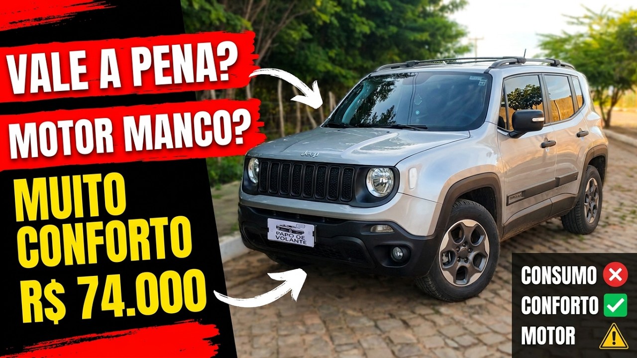 Jeep Renegade 1.8 2020 - Ainda vale a pena em 2026?