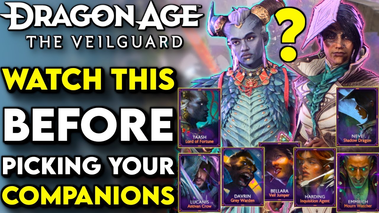 Which Companion Is Right For You? - Dragon Age Veilguard ALL Companion Abilities, Faction, and more!