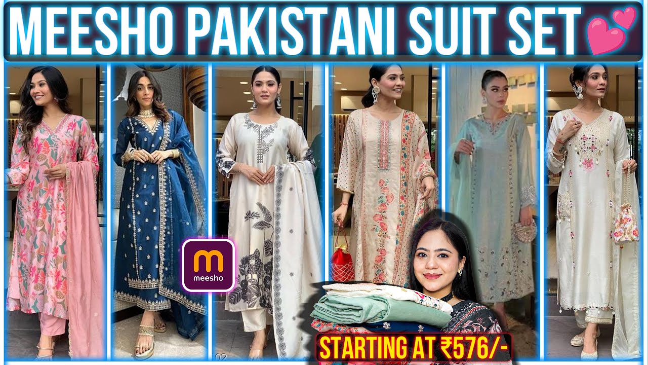 Trying Best Pakistani Kurta Set from Meesho 💕| Affordable & Trendy sets ✨| Ronak Qureshi