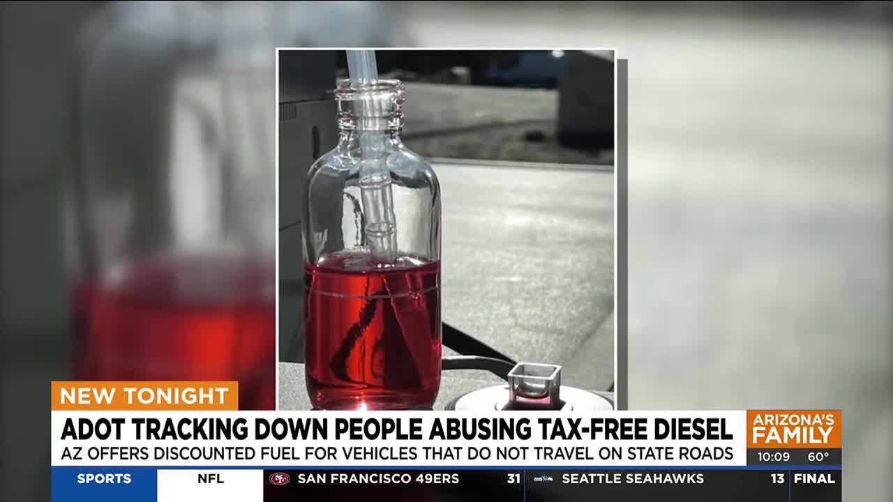 ADOT tracking down on people using tax-free diesel