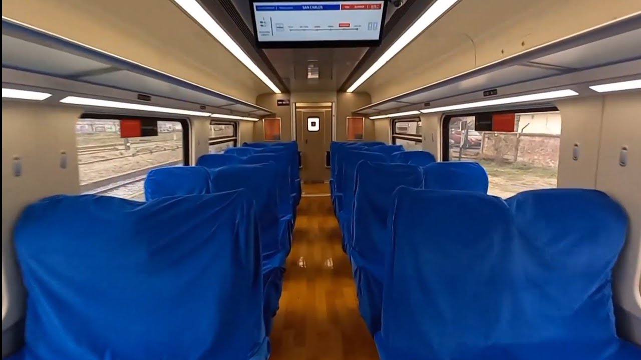 Así es por fuera y por dentro el nuevo tren chino SFB-502 | Estación Chillan 2023