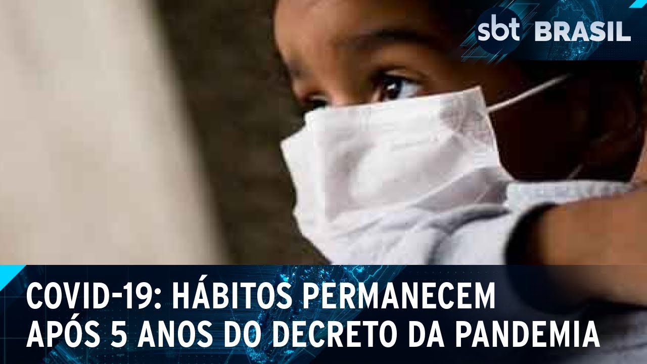 Hábitos adotados durante pandemia da covid-19 seguem no cotidiano brasileiro | SBT Brasil (10/03/25)