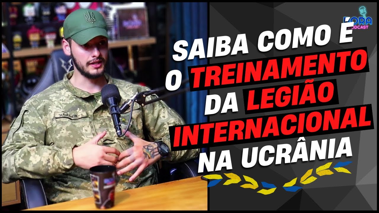 COMO É O TREINAMENTO DA LEGIÃO INTERNACIONAL NA UCRÂNIA | GABRIEL DAHER - Cortes do Bora Podcast