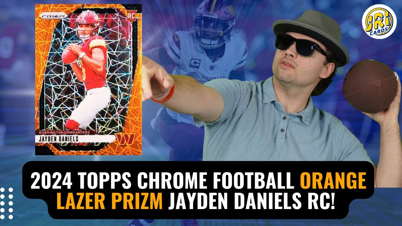 JAYDEN DANIELS ROOKIE LAZER PRIZM!