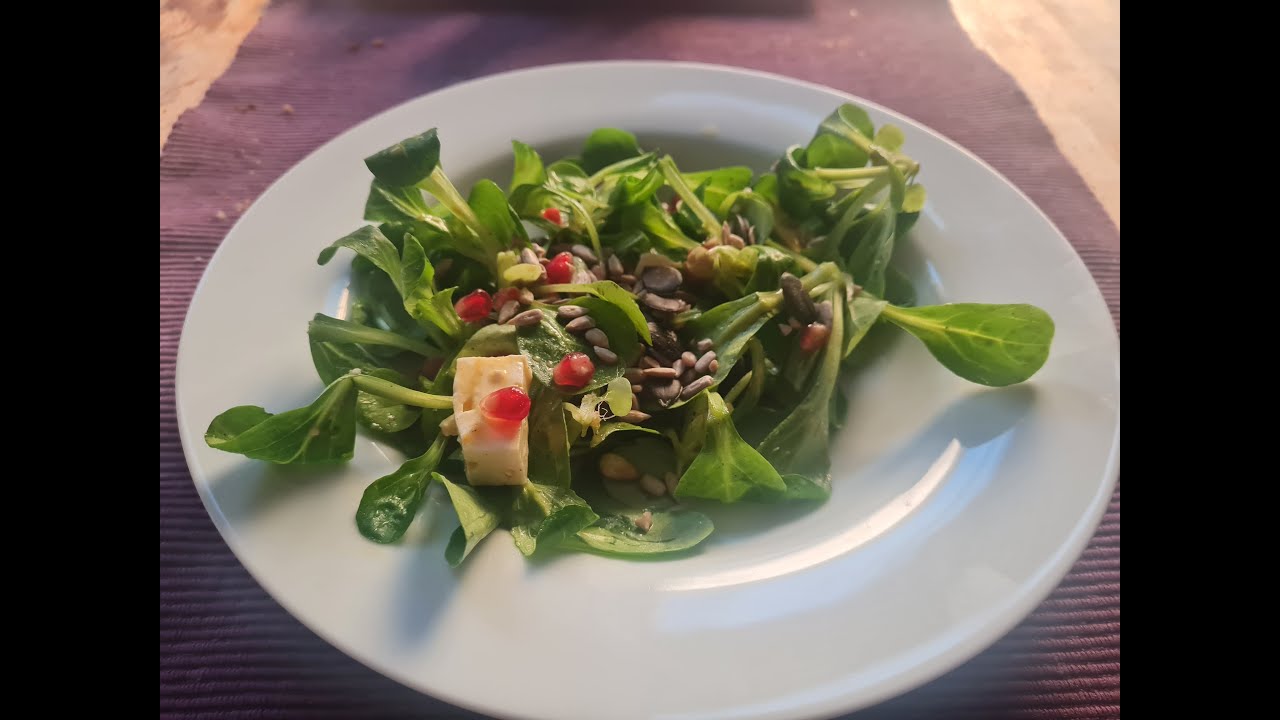 Granatapfel Feta Salat / ein besonderer Salat für Festtage