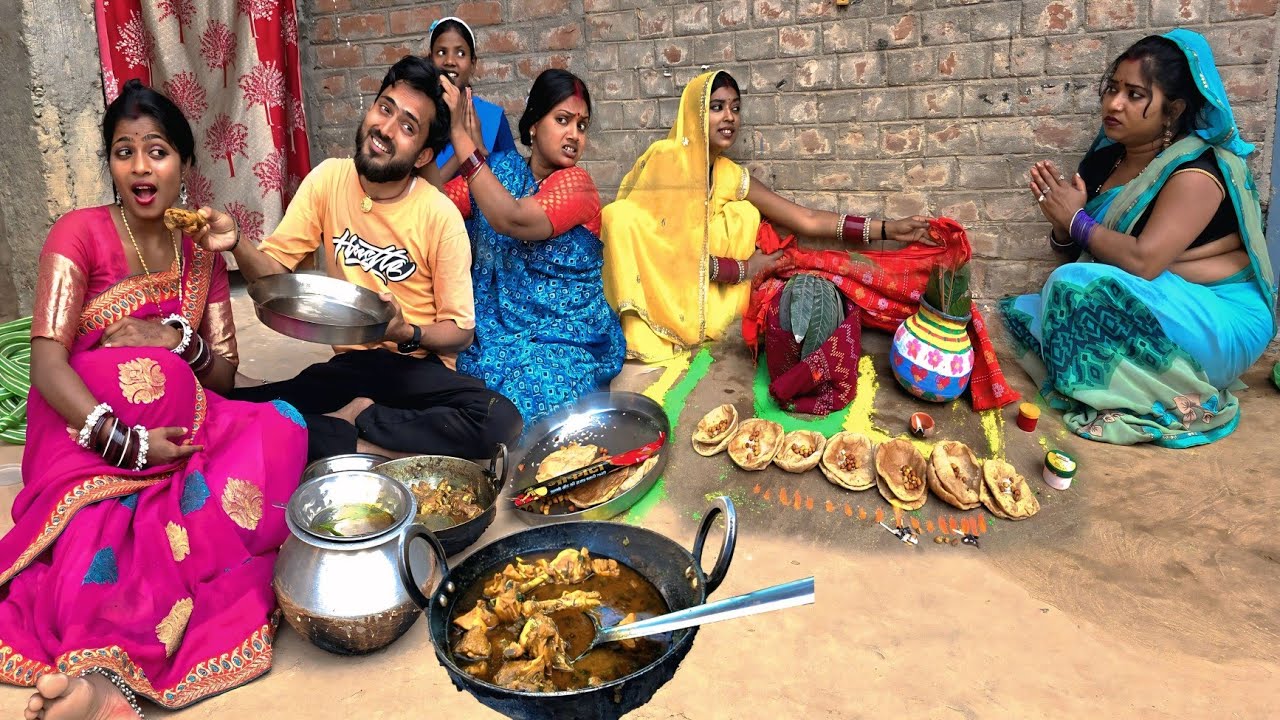 प्रेग्नेंट देवरानी नवमी में मुर्गा खाने लगी ।। pargnent devrani navmi me murga ।। KHUSHI SINGH MASTI