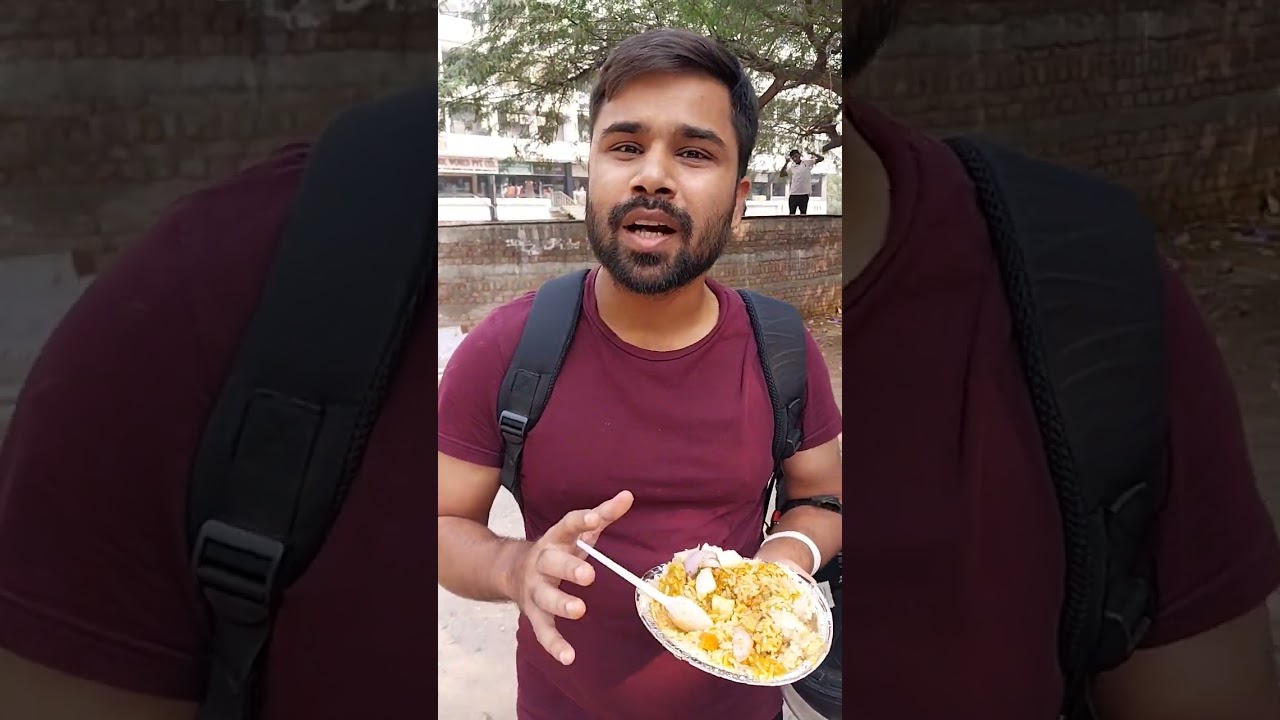 food review 😳#shorts manoj cycle wali thali