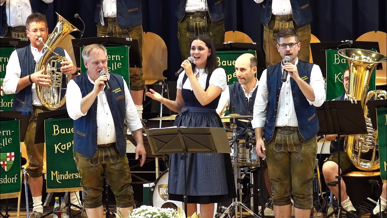 Blasmusik, wir feiern dich! (Polka) - Bauernkapelle Mindersdorf | Wald 2025