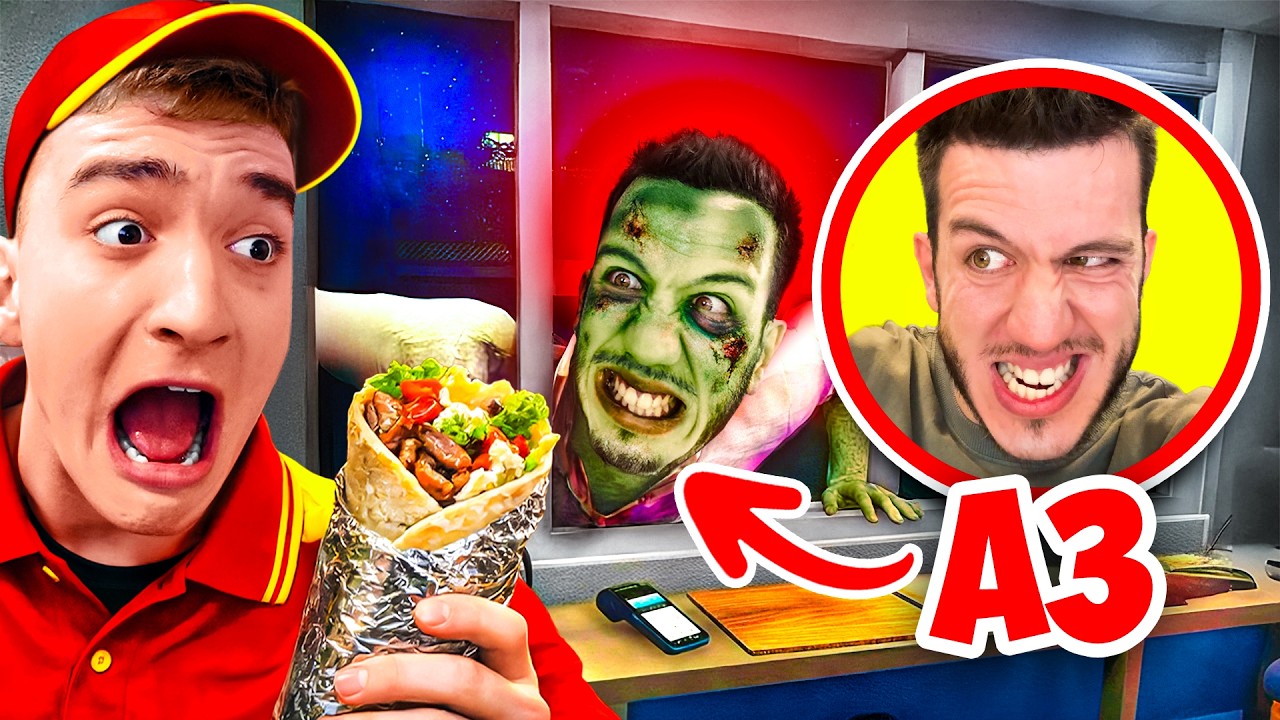 ПРАНКВАМ АНДИ В SCARY SHAWARMA KIOSK | ИЗКАРАХ МУ АКЪЛА!