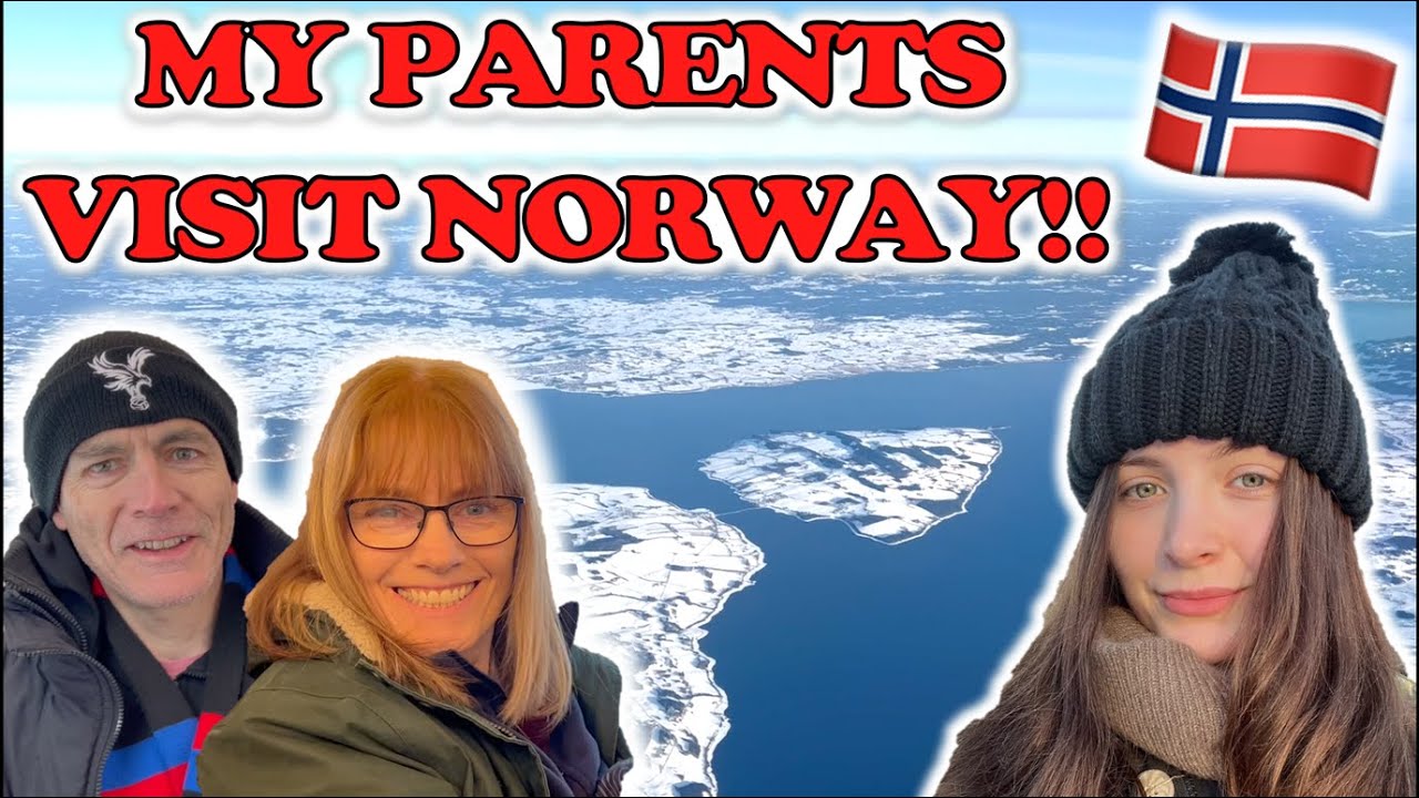 My parents visit me in Trondheim! 🥰 🇳🇴 Lumagica // Snowy Walks // City Tour !!
