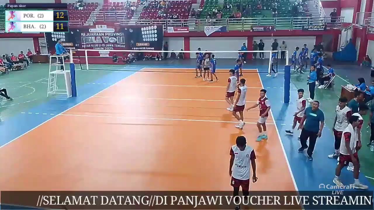 🔴 LIVE FINAL PUTRA KUDUS PORFIT VS KEBUMEN BHAYANGKARA DI KEJURPROV DI GOR BUNG KARNO PWD