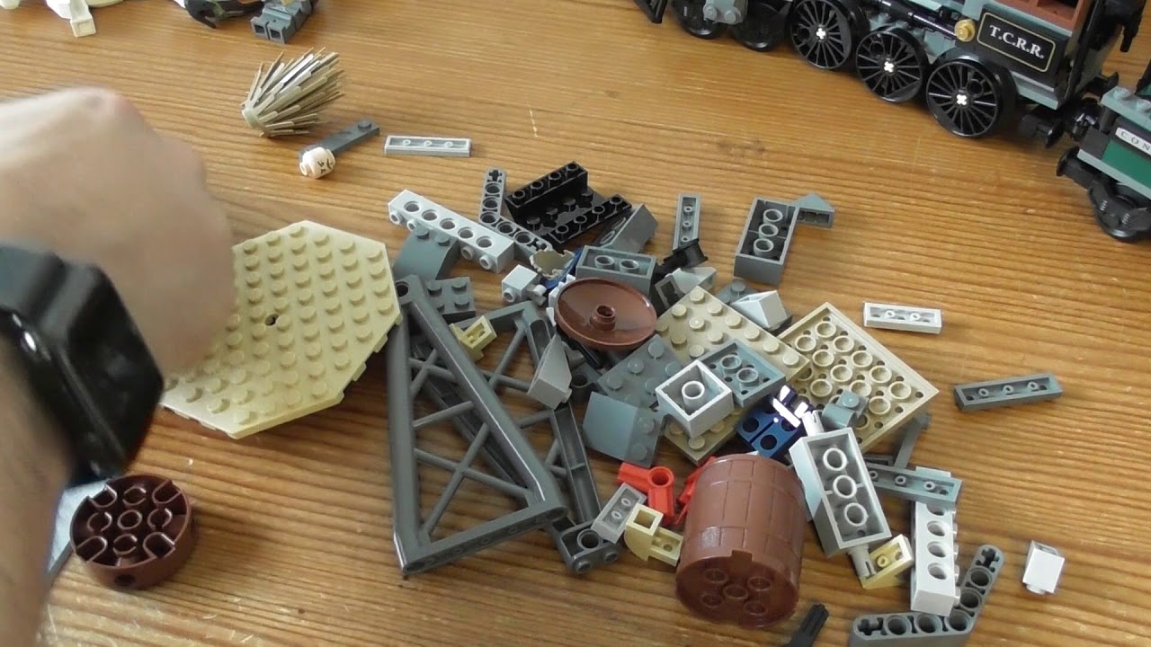Building Lego Lone Ranger Constitution Train Chase SET 79111 PART 3