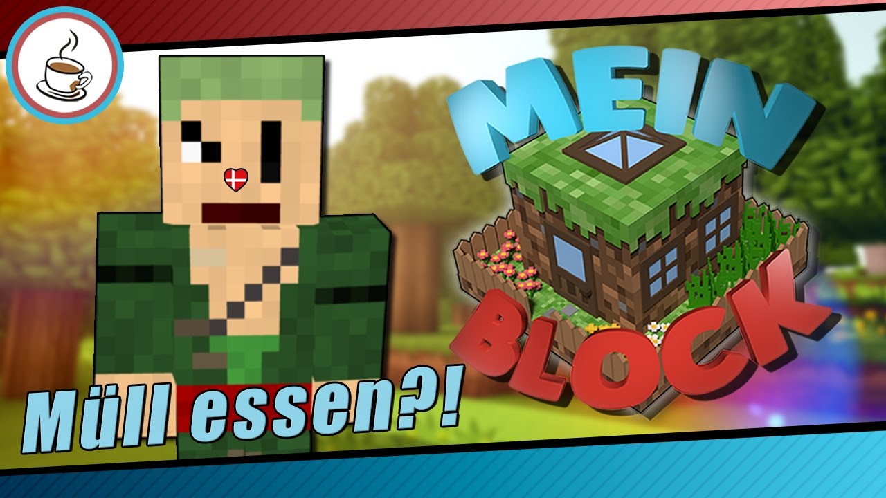 MINECRAFT MEIN BLOCK #035 - M&uuml;ll essen?! &laquo;&raquo; Let's Play Minecraft Mein Block | Gorobai
