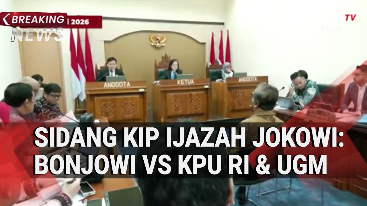 Sidang KIP Ijazah Jokowi: Bonjowi vs KPU RI & UGM