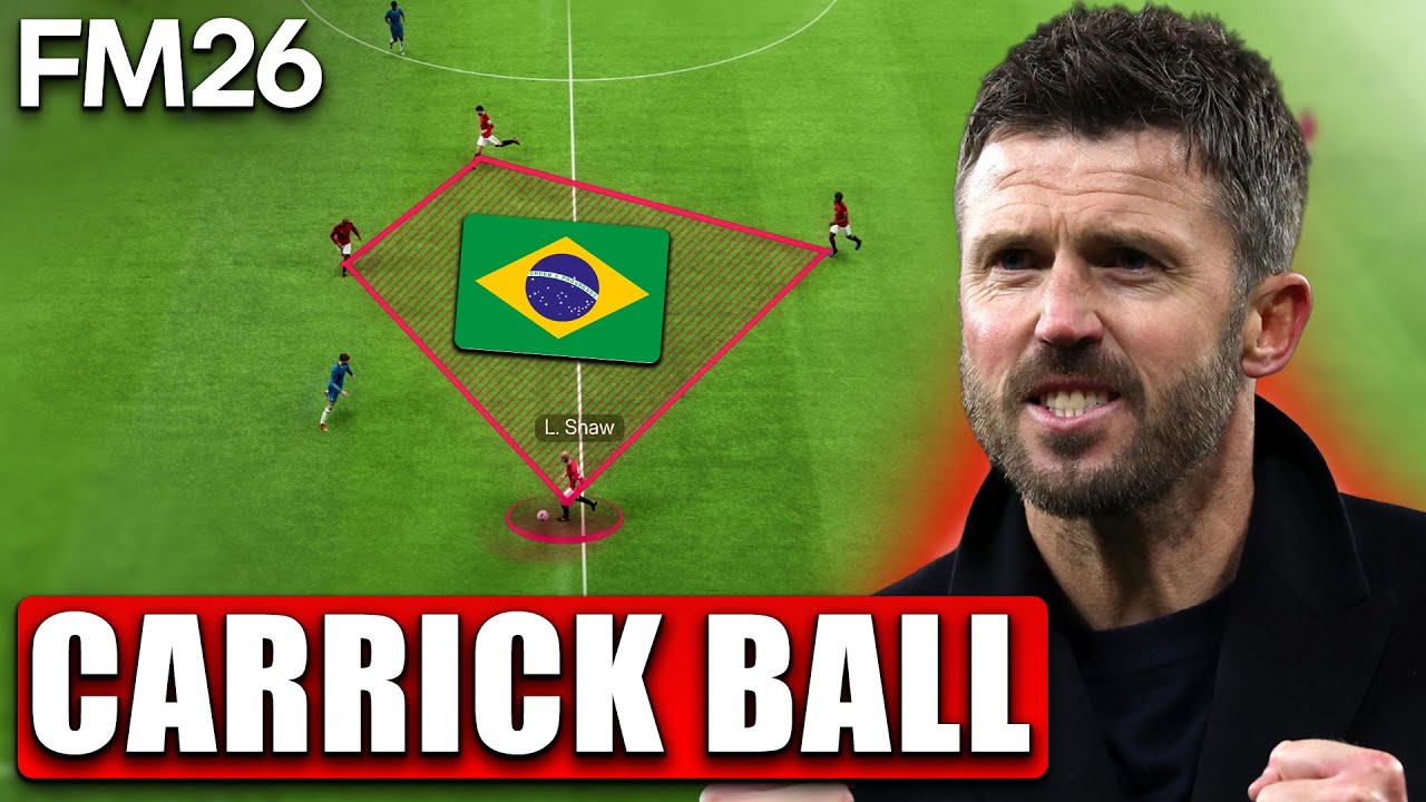I Recreated Carrick's 4-2-3-1 Manchester United Tactics on FM26!