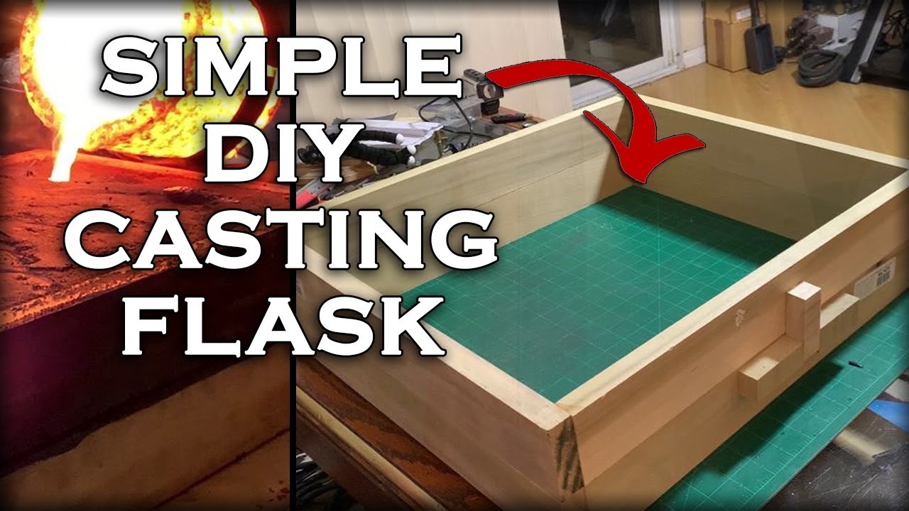 How To Make A Very SIMPLE Casting Flask At Home - DIY Metal Casting Box