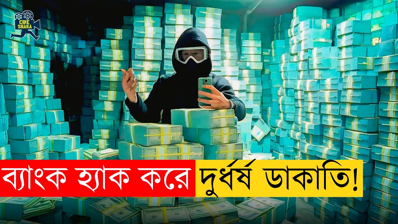ব্যাংক হ্যাক করে দুর্ধর্ষ ডাকাতি | Movie explained in bangla | Heist | Cine Shaka