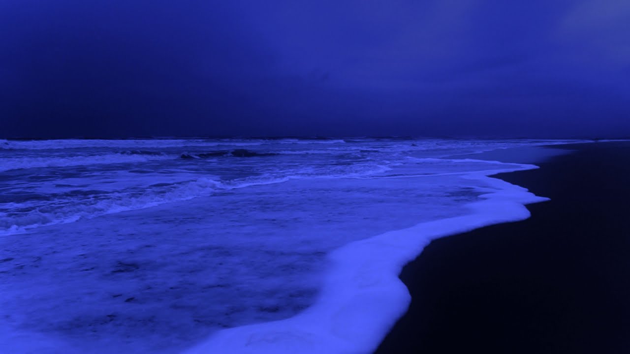 Ocean Waves For Deep Sleeping 10 Hours - Quiet Night Wave Sounds to Calm Anxiety & Sleep All Night