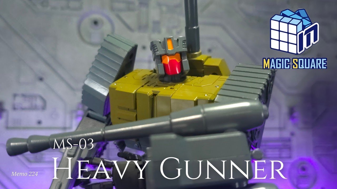 Decepticon Brawl | Magic Square Masterpiece Scale MS-03 Heavy Gunner Review with Transformation!