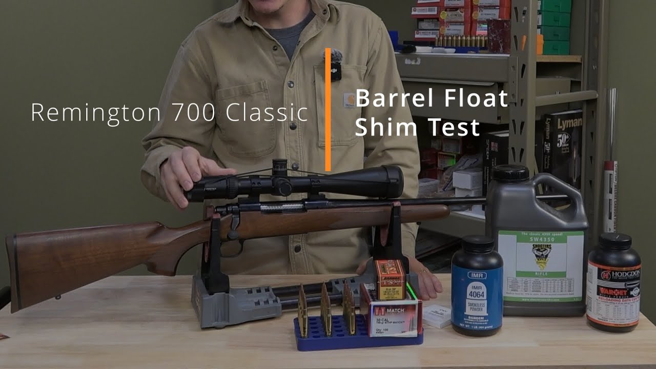 Remington 700 .30-06: Тест регулировочной шайбы для ствола