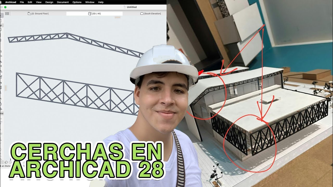 Modelar CERCHAS PERSONALIZADAS EN ARCHICAD 28 🟧 FÁCIL Y RÁPIDO💚 #archicad28 #architecture