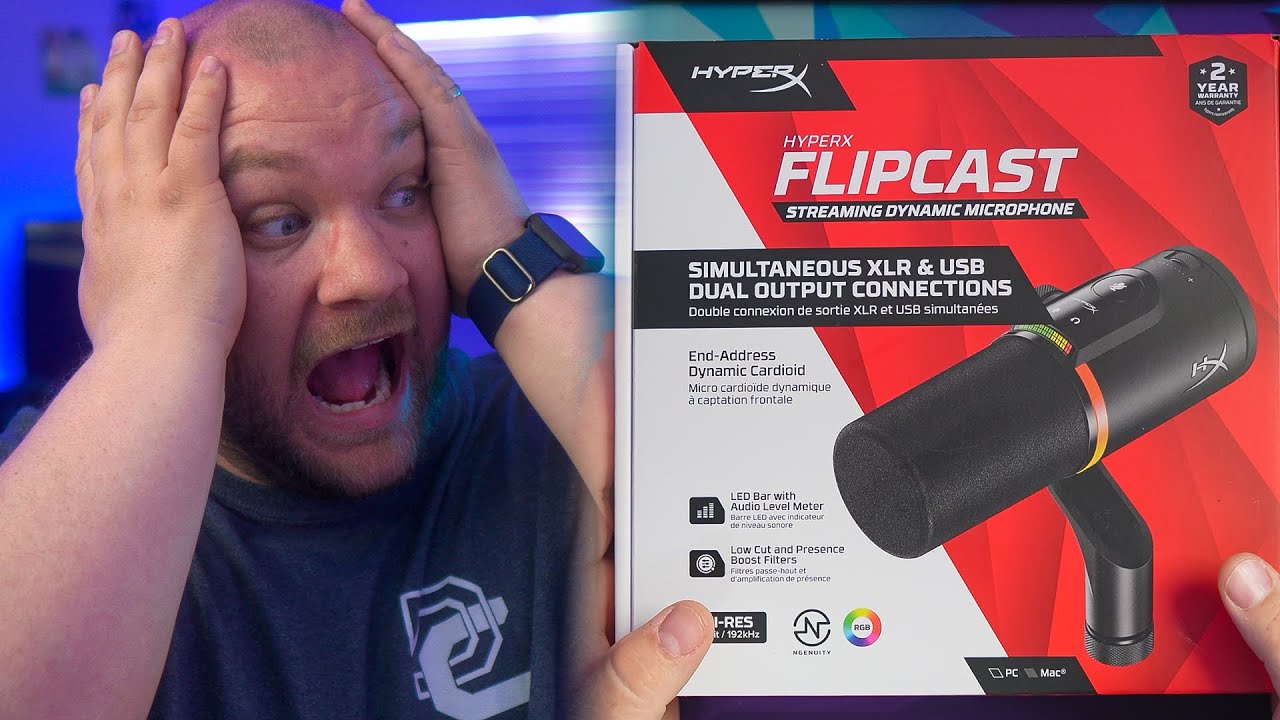 HyperX Flipcast оснащен МНОЖЕСТВОМ функций для стримеров и создателей контента!