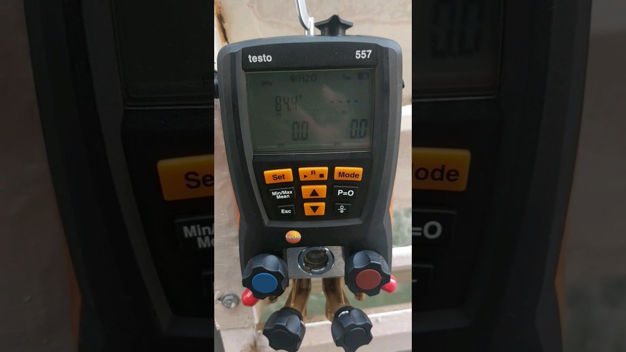 diagnostico de torre de enfriamiento con TESTO #hvac #aireacondicionado #chiller