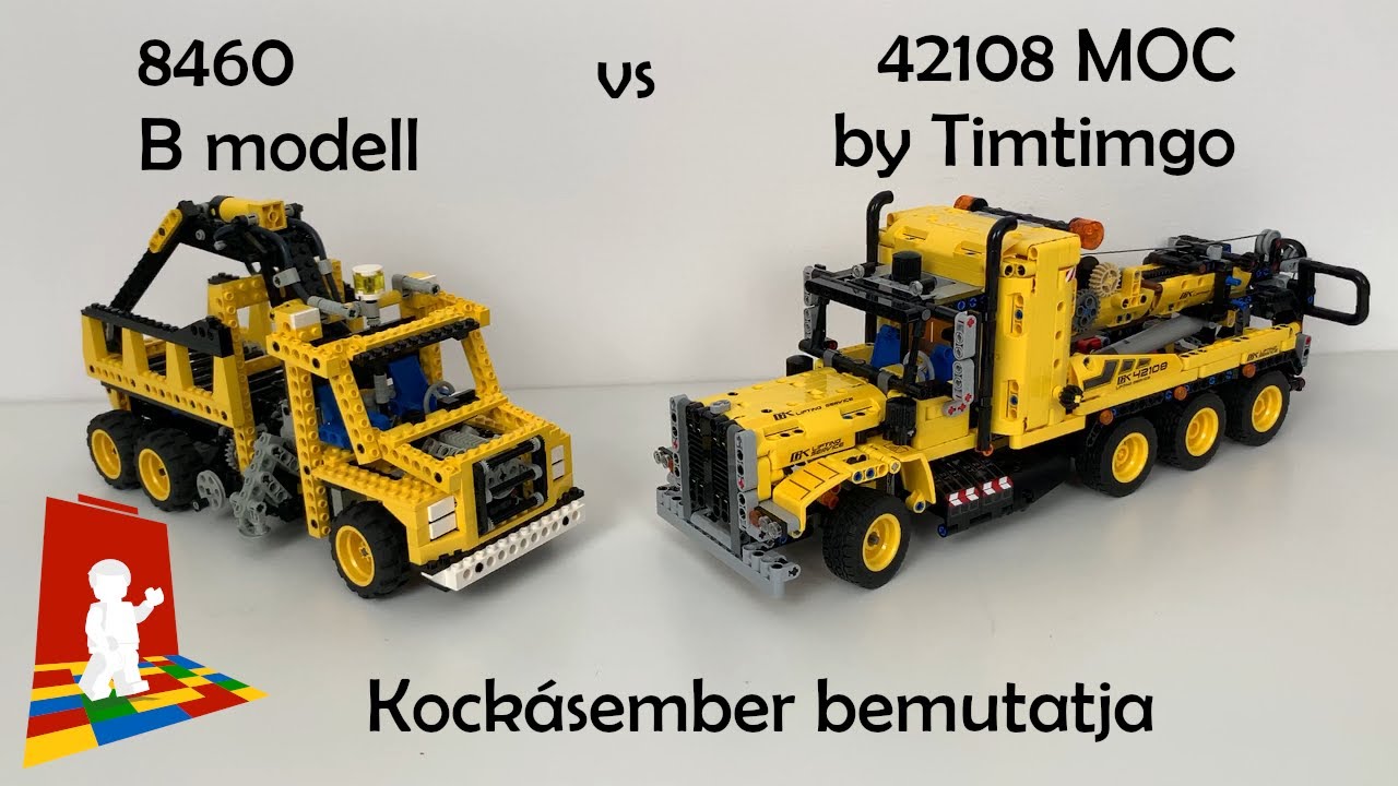 Hétfői bemutató - A B oldal - Lego 8460 B modell vs 42108 MOC by Timtimgo