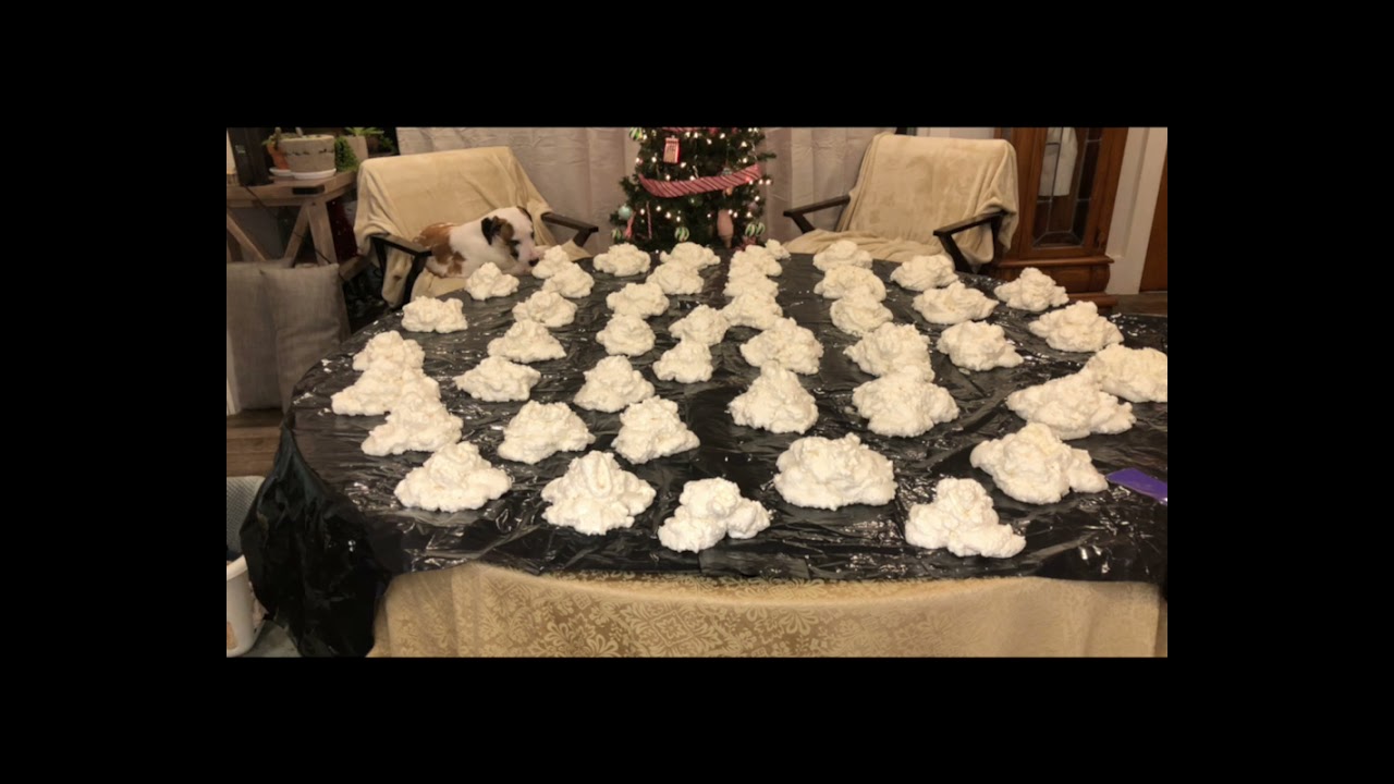 Giant Popcorn Garland with Giant Cranberries
