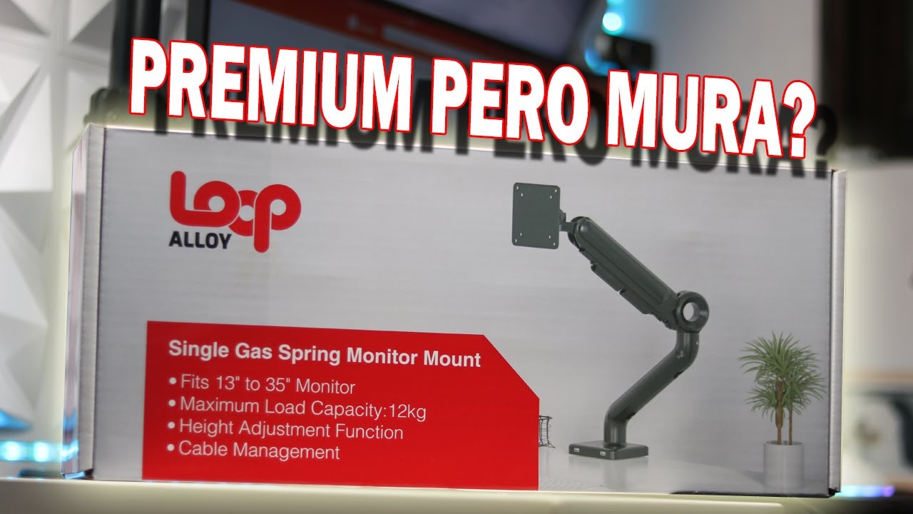Loop Alloy Premium Single Gas Lift Monitor Mount for 18