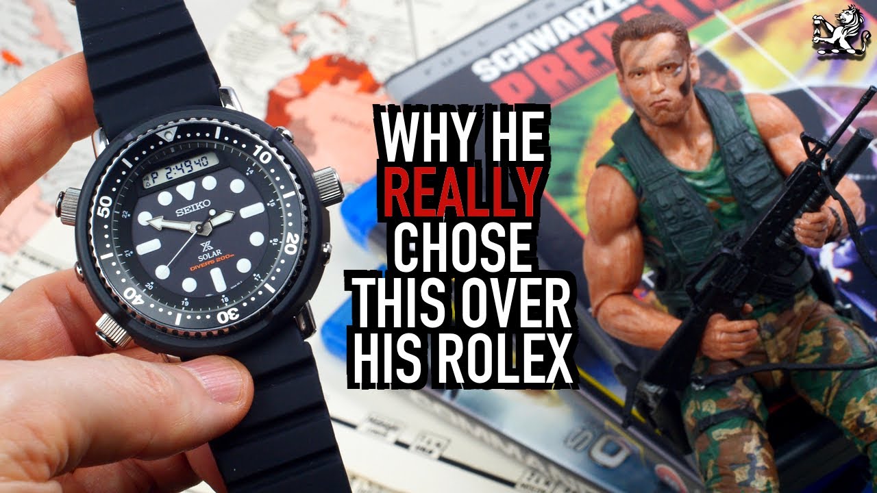 Seiko Arnie: лучшие культовые часы для дайвинга до 500 долларов и почему Шварценеггер выбрал их в...