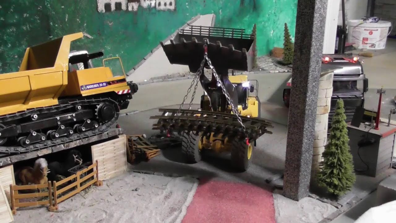 RC CONSTRUCTION SITE,  Construction of a railway line on Carrara World 
