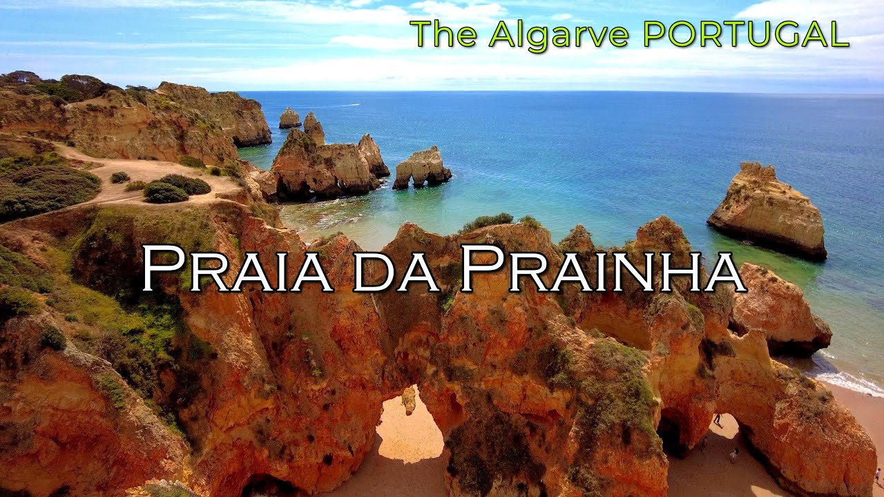 PORTIMAO Most Beautiful Beach, the ALGARVE  PORTUGAL 4k, PRAIA da PRAINHA 2025