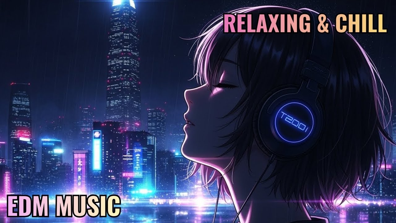 🎧 Chill EDM Night Drive & Focus Music 🚗 | Lights Passing Slowly • Midnight Without Pressure