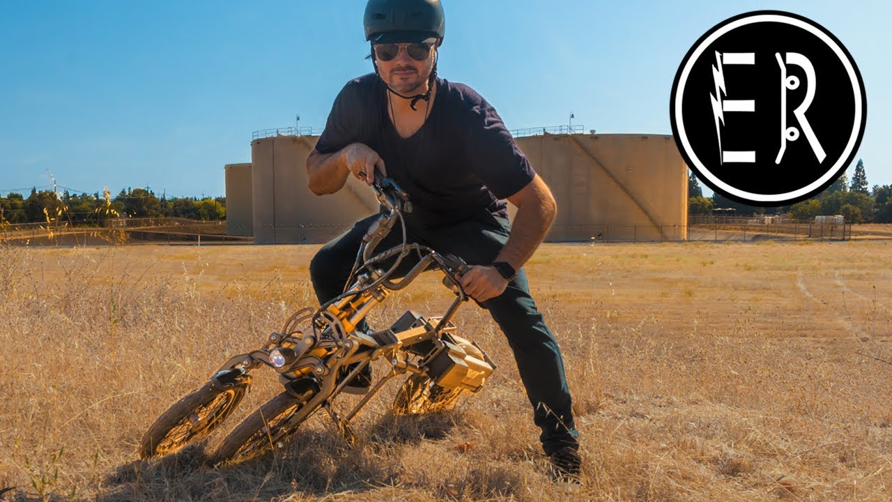 This electric scooter has a secret power: MYLO three wheeler off-road, hill climb test