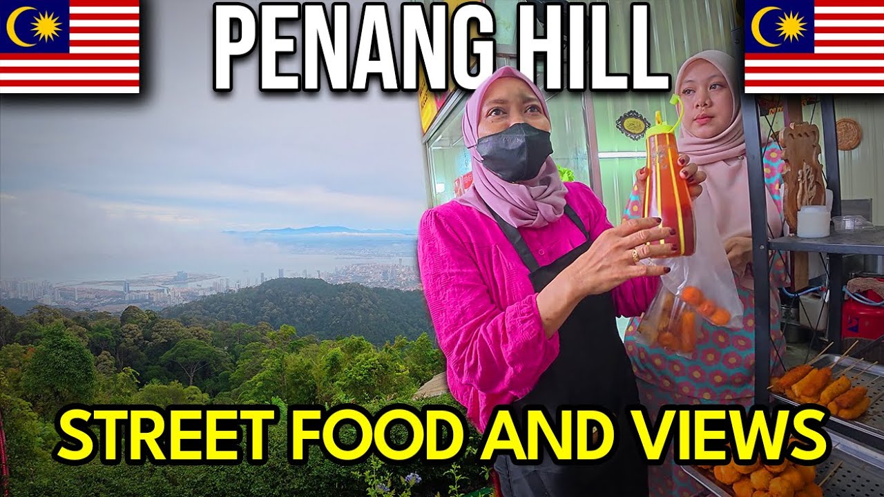 Penang Hill Day Trip | Stunning Views & Street Food Market Above the Island 🇲🇾