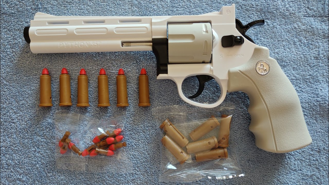 Colt Python 357 ZP5 Revolver Soft Bullet Toy Gun - Unboxing