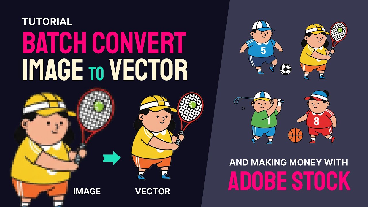 What's the SECRET to Making Money Selling Vector Images on Adobe Stock #adobestockcontributor
