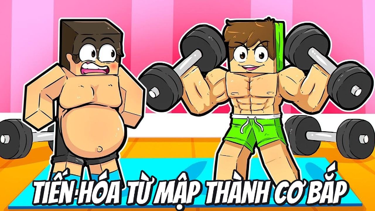 TÔI Tiến Hóa Từ MẬP Thành CƠ BẮP Trong Minecraft!