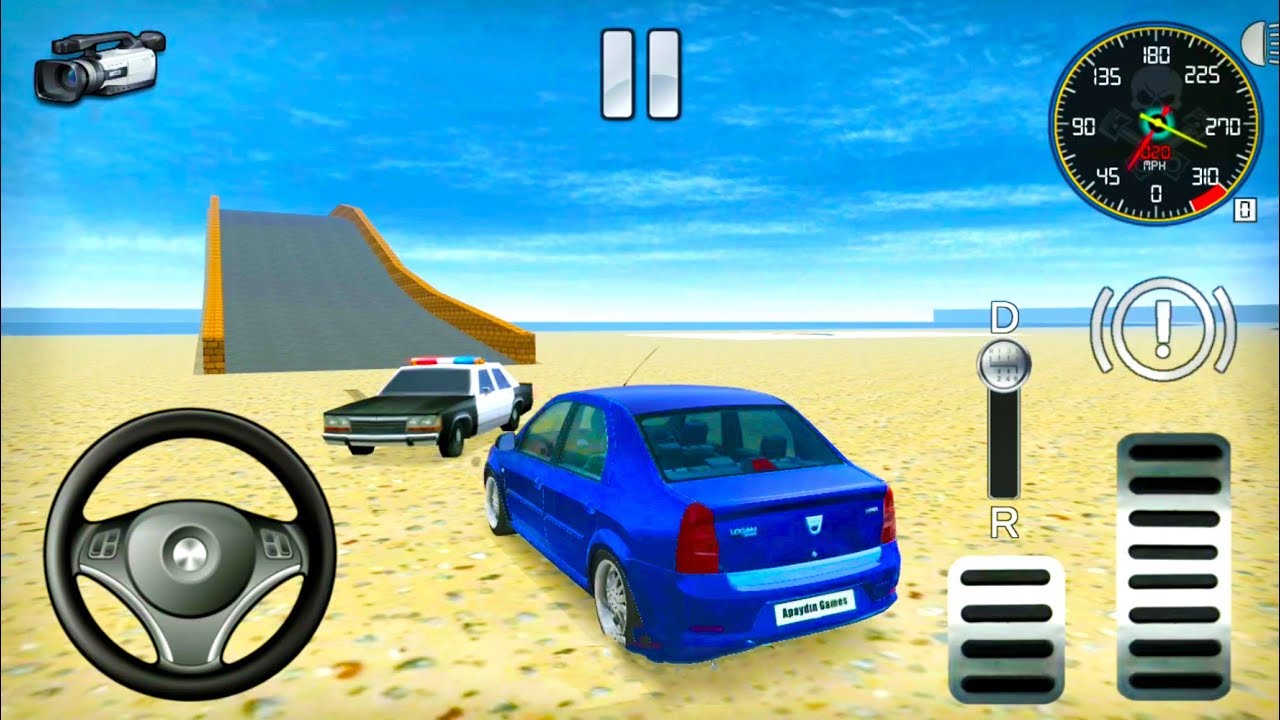 Renault Driving and Police Escape Simulator 20 - Unstoppable Car - Android Gamepl