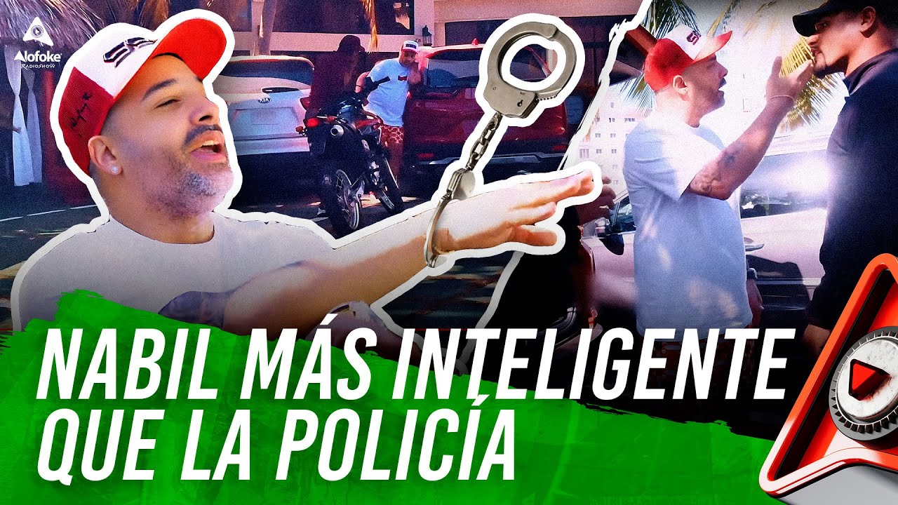 BROMA A DJ NABIL DONDE SE LE PONE BRUTO A LA POLICIA CUANDO LE PIDEN UN STOP