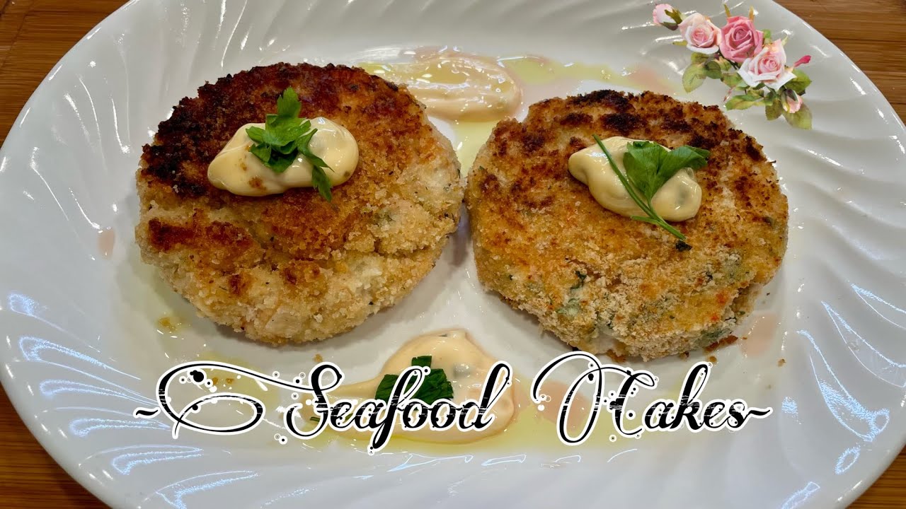 TORTAS  DE MARISCOS  COMO HACERLAS ( Seafood Cakes)