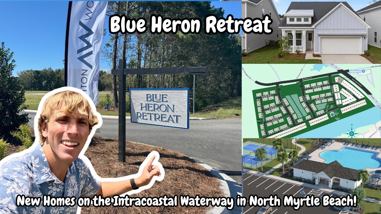Blue Heron Retreat | New Homes on the Intracoastal Waterway in North Myrtle Beach!