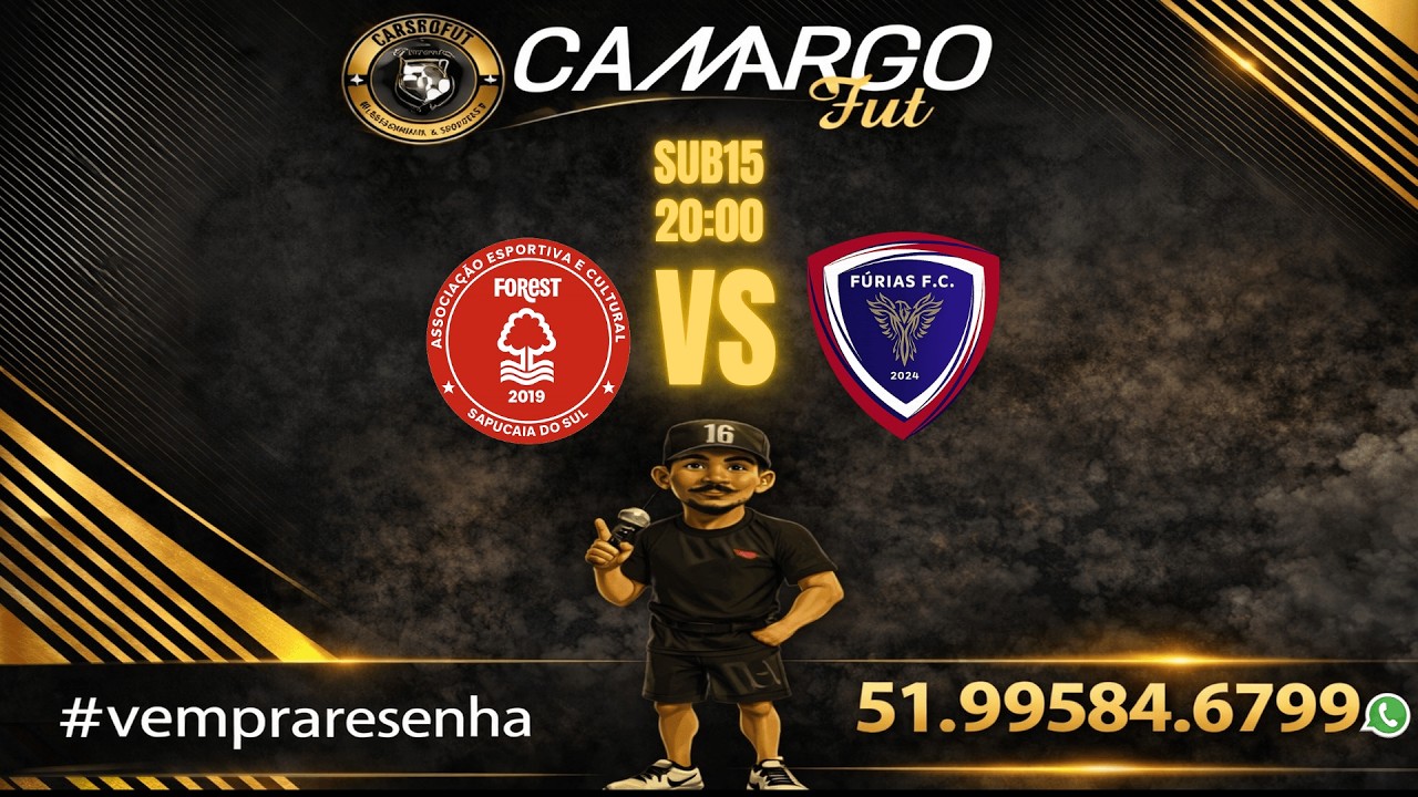 LIGA CANOENSE 🔥 FOREST X FURIAS F.C 🔥 ABERTO DE FUTSAL (Sub15)