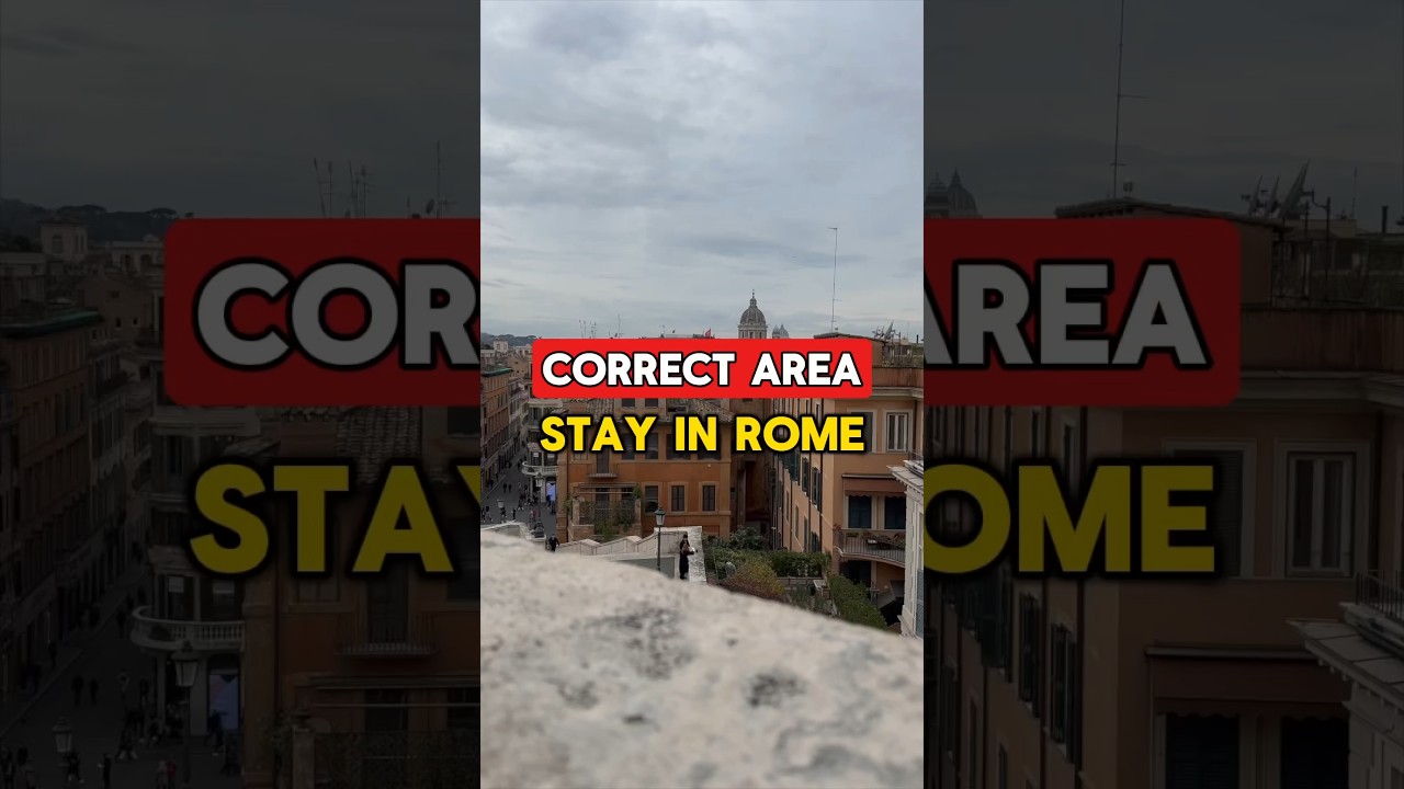 В каком районе Рима лучше всего остановиться? #rometravel #travelguide #italytravel