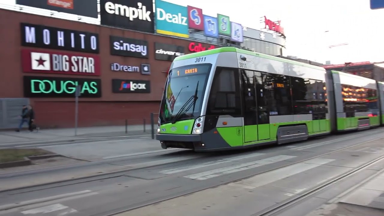 Solaris Tramino na linii 1. kierunek: Kanta